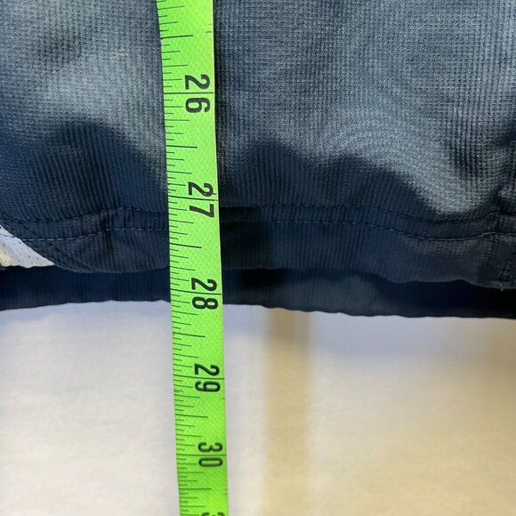 Nike Fit Dri Jacket Mens L Blue White Full Zip Lightweight Athletic Zip Pockets - Picture 9 of 11